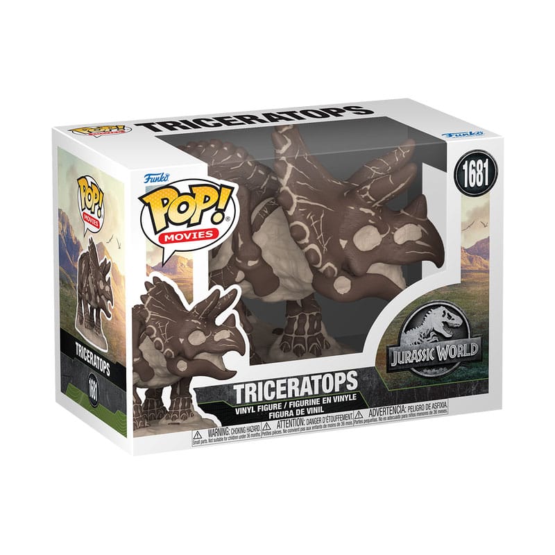 Jurassic Park Triceratops POP! Vinyl Figur 9 cm Funko