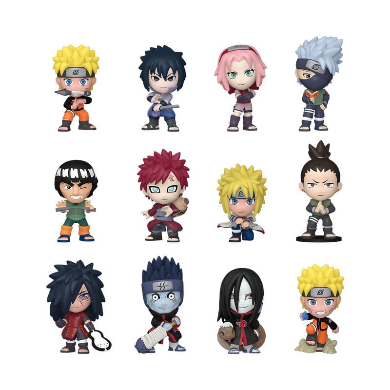 Naruto Shippuden Mystery Mini Actionfigurer 5 cm Display (12 stycken) Funko