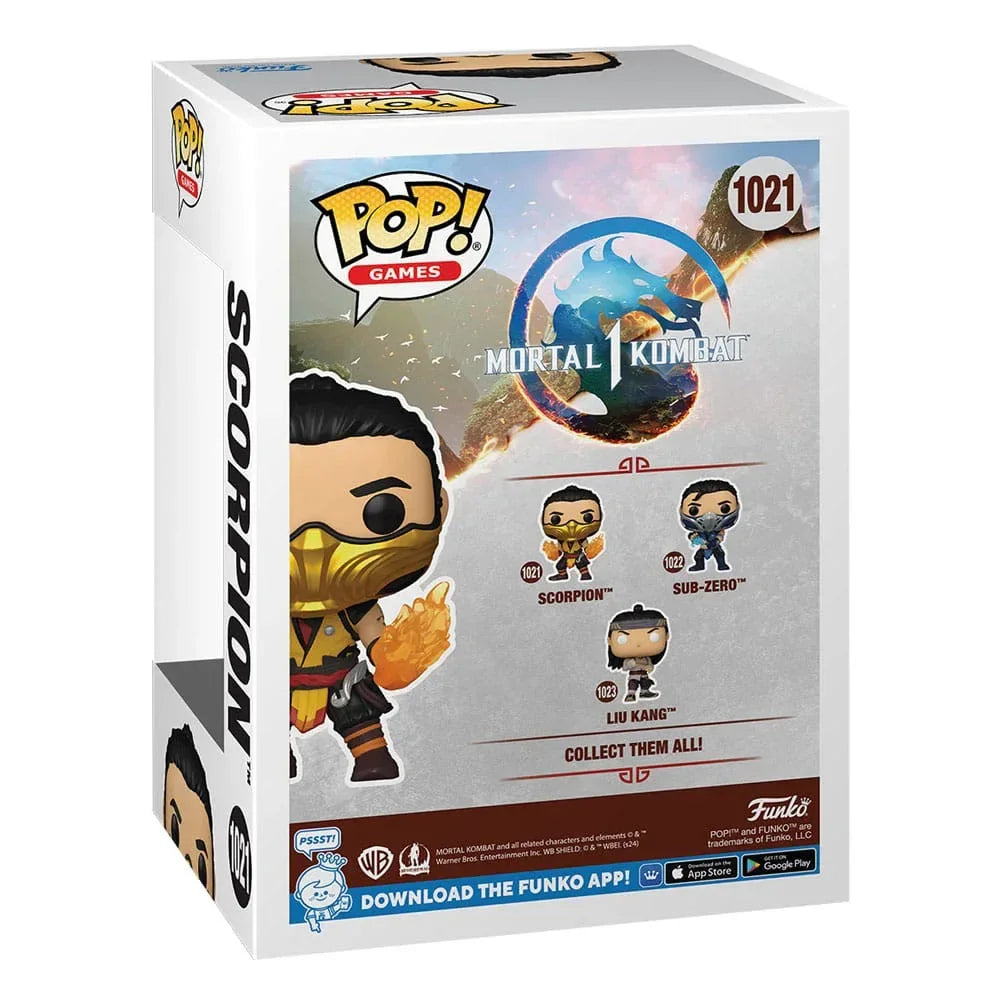 Mortal Kombat POP! Vinylfigur Scorpion 9 cm Funko