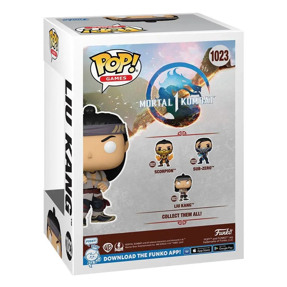 Mortal Kombat POP! Vinyl Figur Liu Kang (Gud av Eld) 9 cm Funko