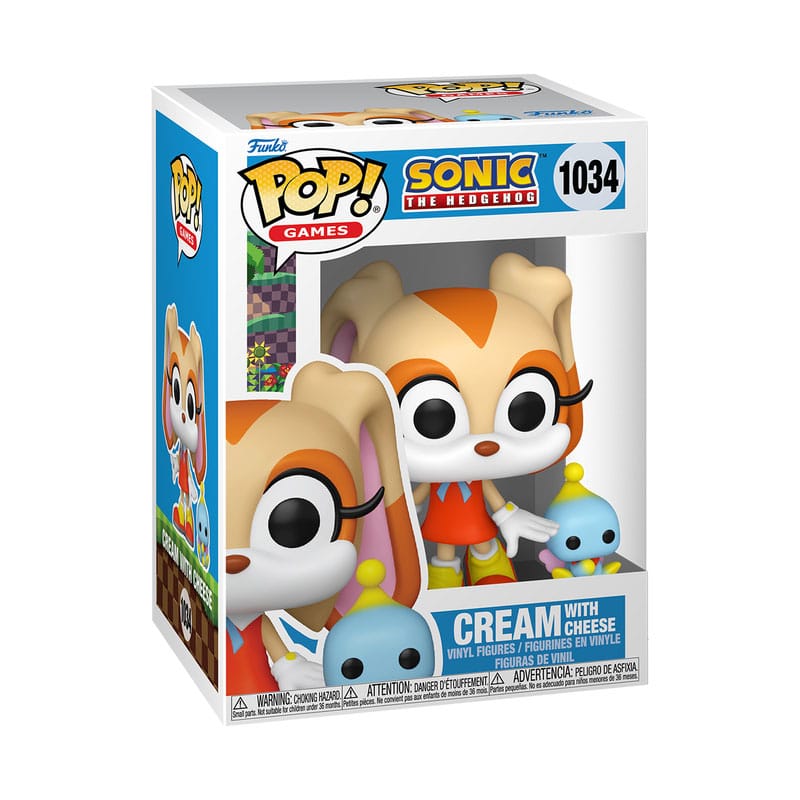 Sonic The Hedgehog POP! Vinyl Figur Cream med Cheese 9 cm Funko