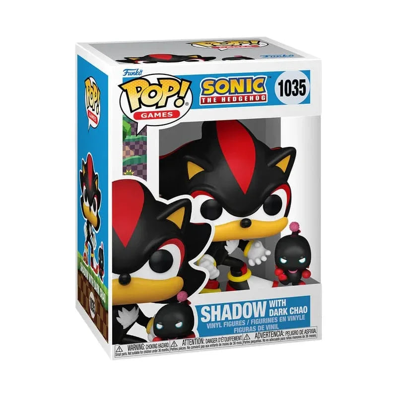 Sonic The Hedgehog POP! Figur Shadow med DChao 9 cm Funko
