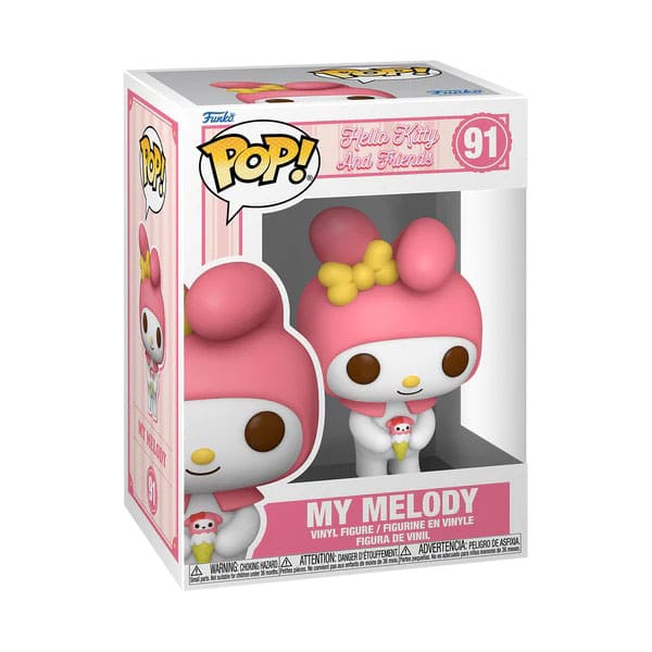 Hello Kitty POP! Vinylfigur My Melody 9 cm - Sanrio Samlarobjekt Funko