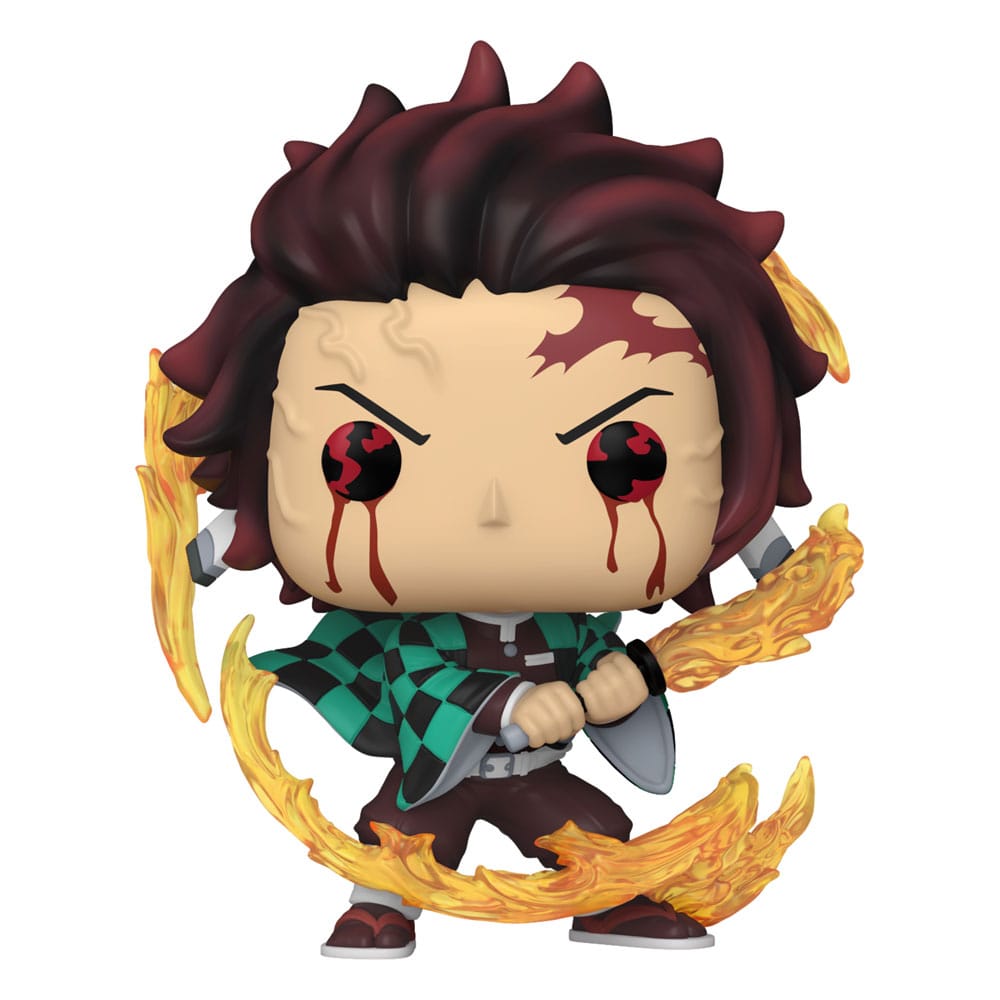 Demon Slayer: Kimetsu no Yaiba POP! Vinylfigur Tanjiro (Sun Breathing) 9 cm Funko