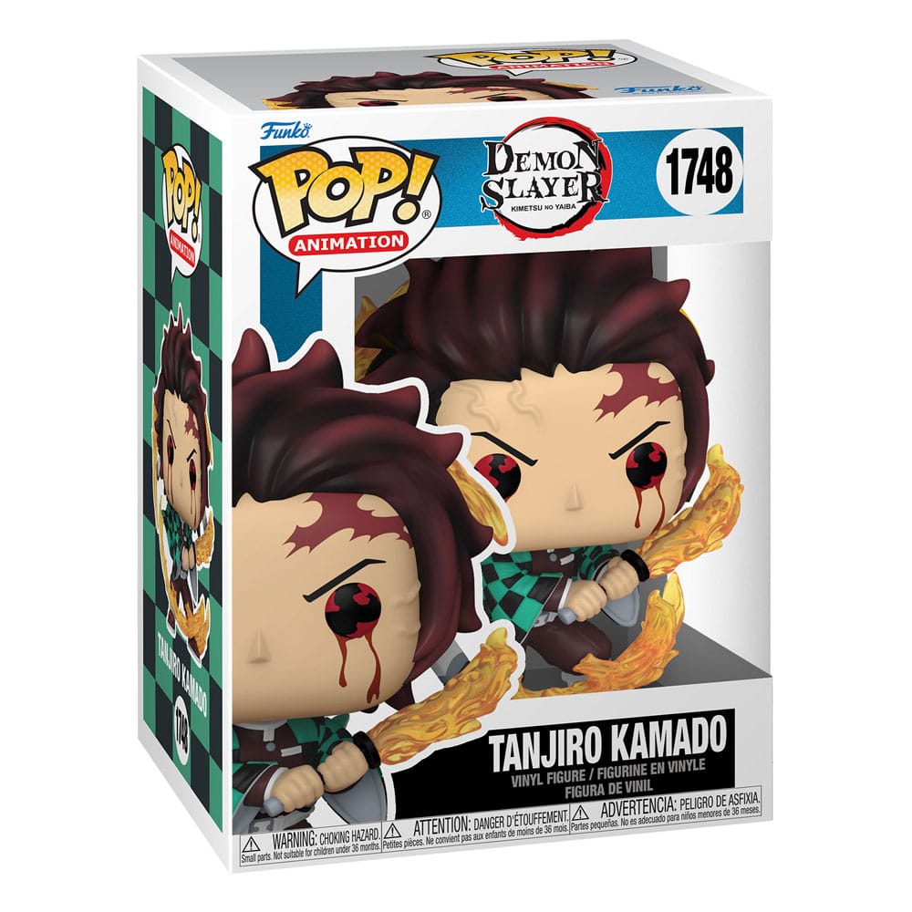 Demon Slayer: Kimetsu no Yaiba POP! Vinylfigur Tanjiro (Sun Breathing) 9 cm Funko