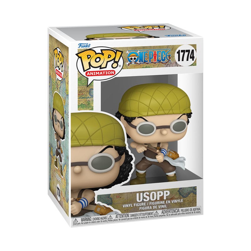 One Piece POP! Animation Vinyl Figur Usopp (Refresh) 9 cm Funko