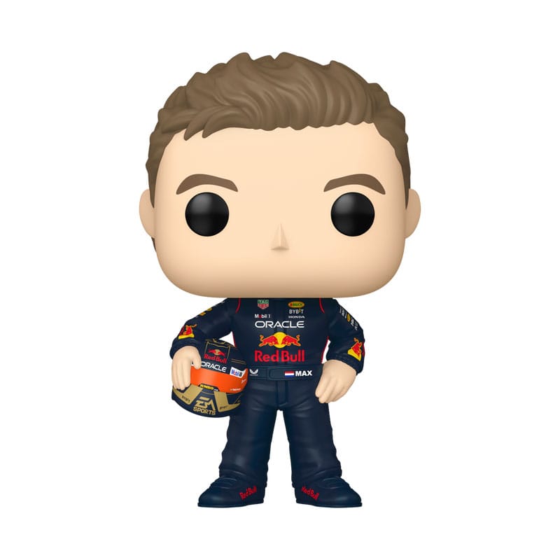 Formular 1 POP! Racing Vinyl Figure Verstappen med Helm 9 cm Funko