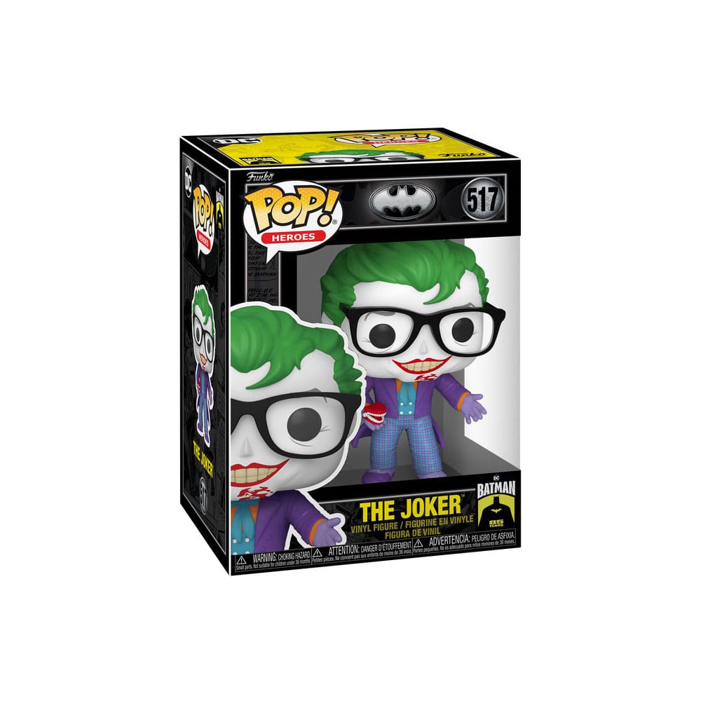 Batman 85-årsjubileum POP! Filmer Vinylfigur The Joker med Tänder 9 cm Funko