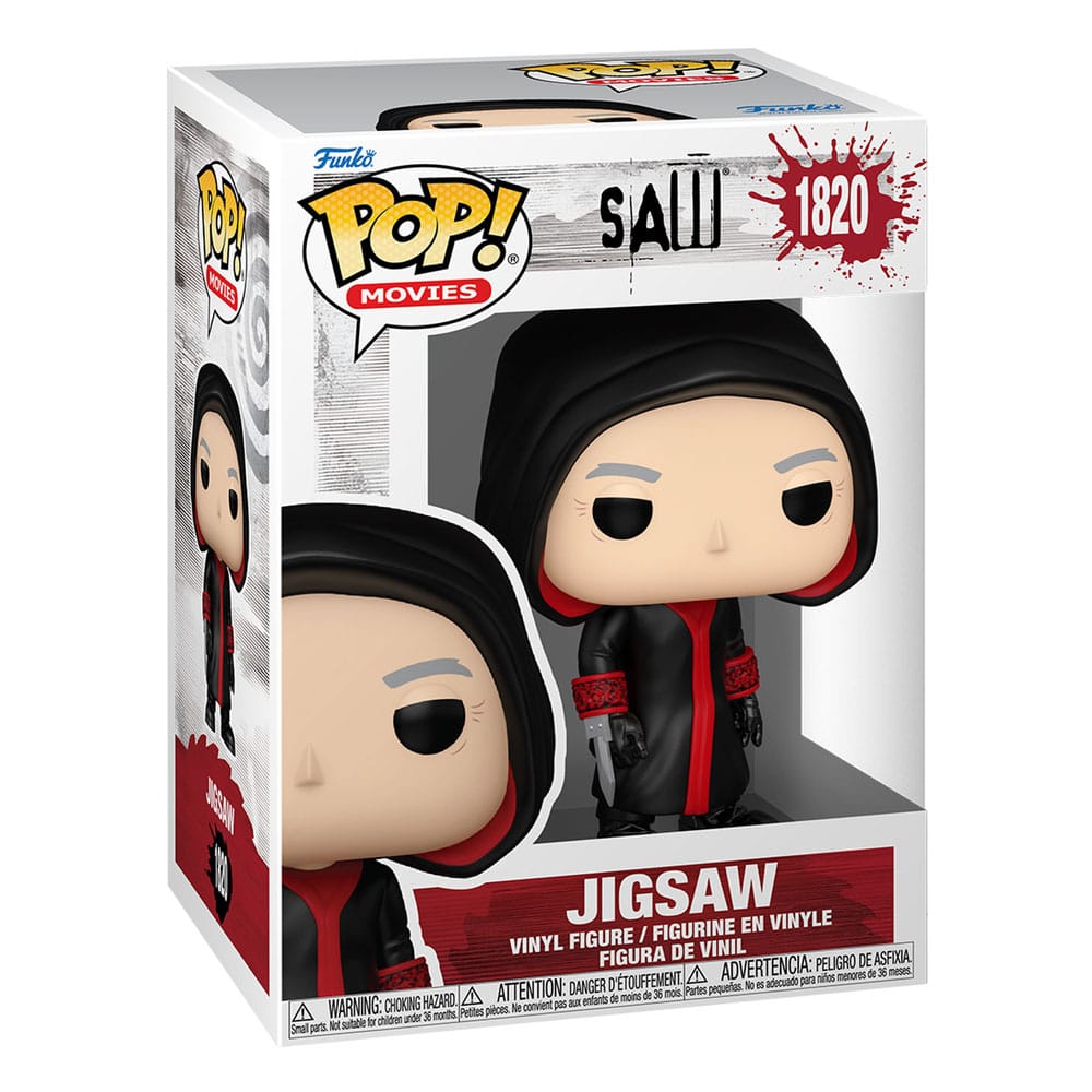 Saw POP! Movies Figur Jigsaw med Chase 9 cm Assortiment (6) Funko