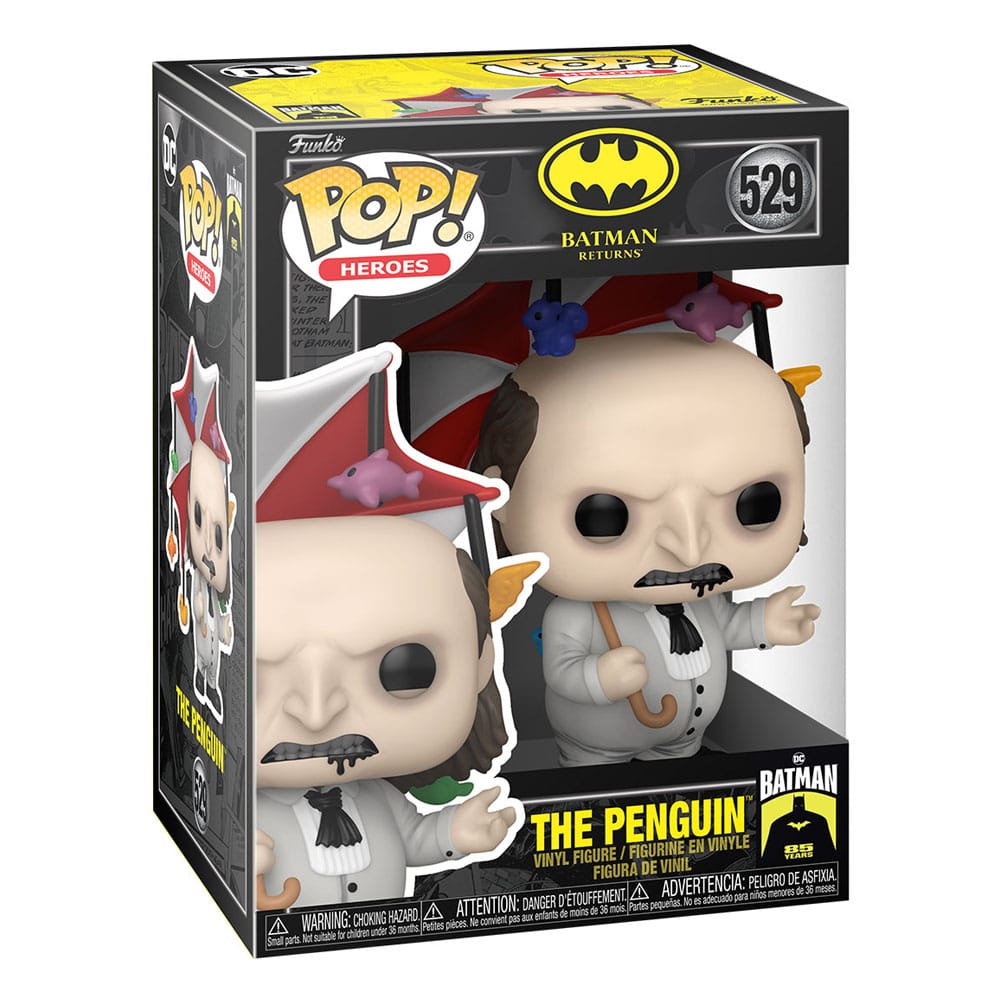 Batman 85-årsjubileum POP! Film Vinylfigur The Penguin 9 cm Funko