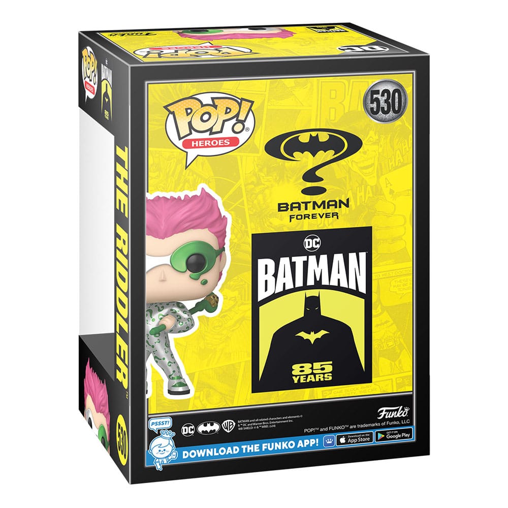 Batman 85th Anniversary POP! Movies Vinyl Figur Figur The Riddler (MT) 9 cm Funko