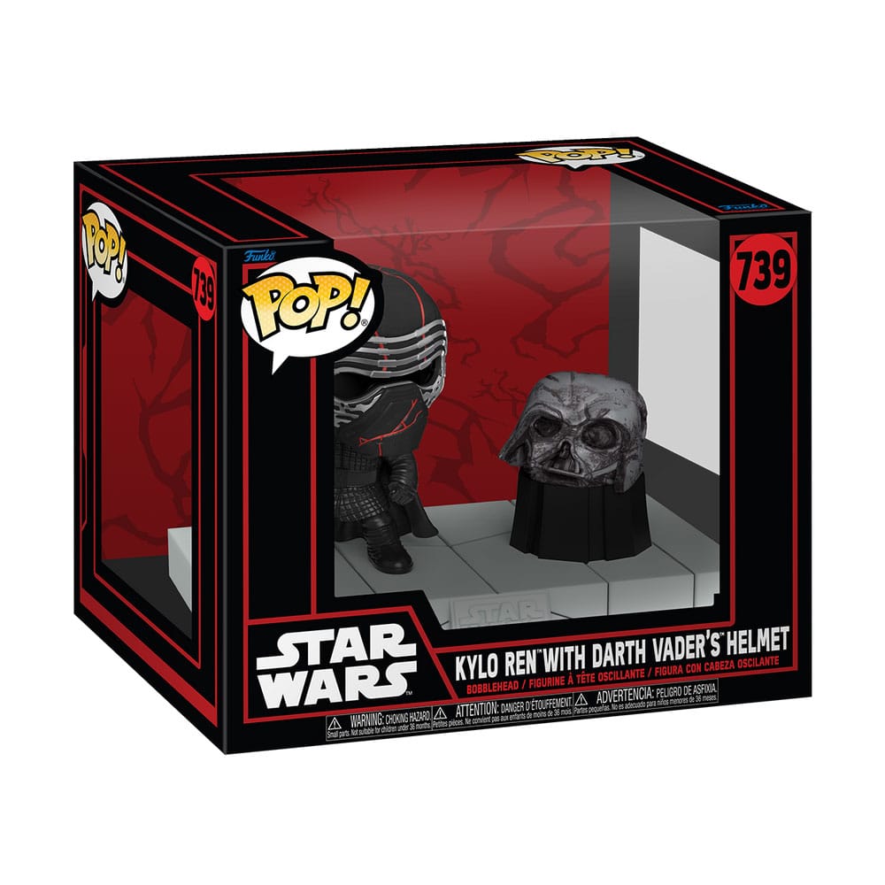 Star Wars: Dark Side POP! Deluxe Vinyl Figur Kylo Ren 9 cm Funko