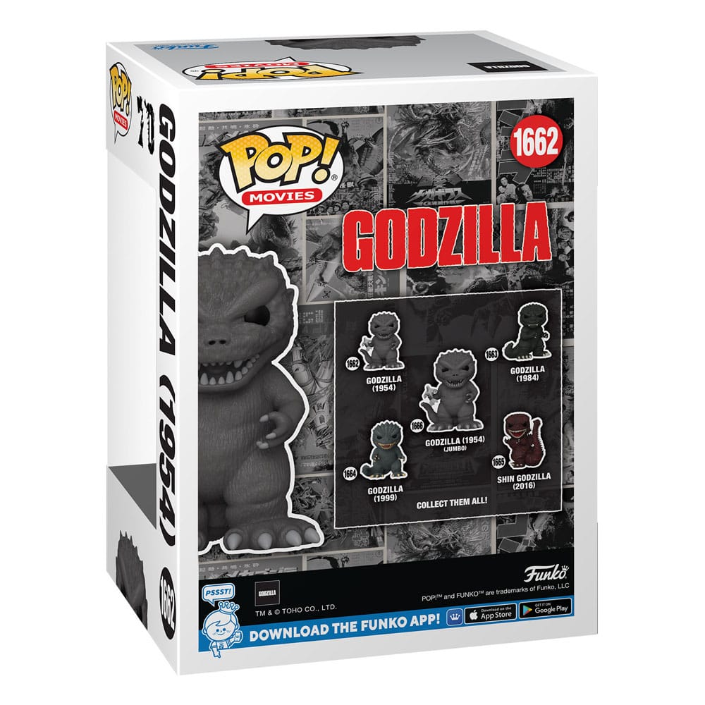 Godzilla 70th Anniversary POP! Movies Figur Godzilla 1954 9 cm Funko