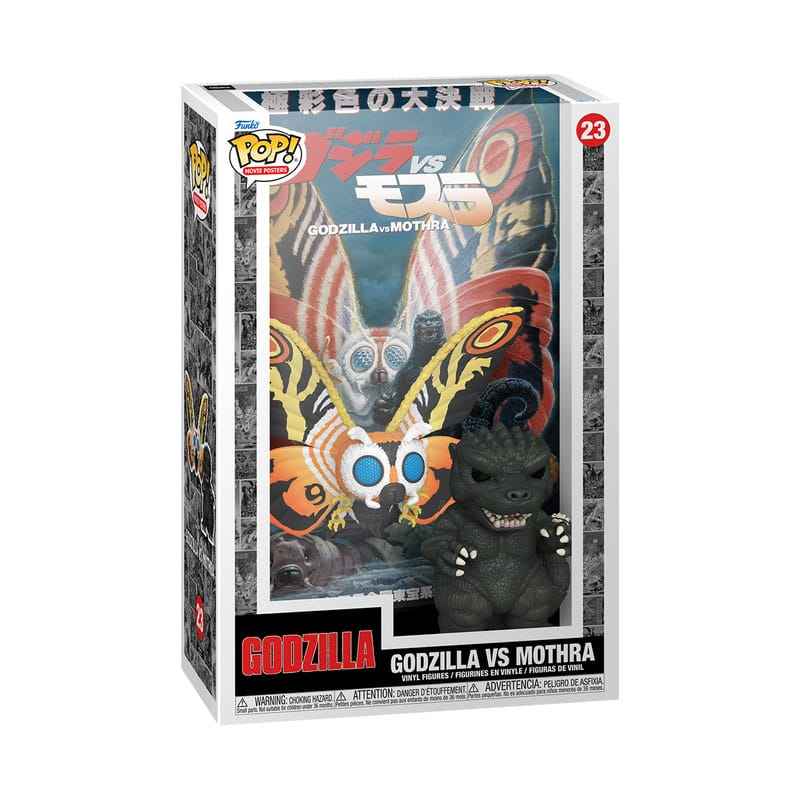 Godzilla 70-årsjubileum POP! Filmaffisch & Figur Godzilla vs Mothra 9 cm