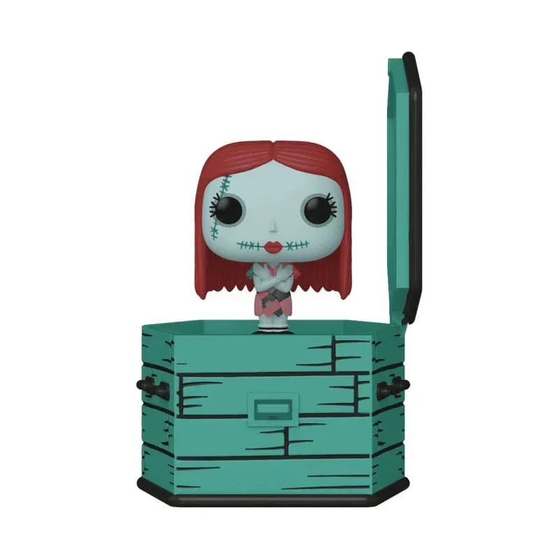 The Nightmare Before Christmas Coffin Pocket POP! Figur Sally Sewing 6 cm Funko