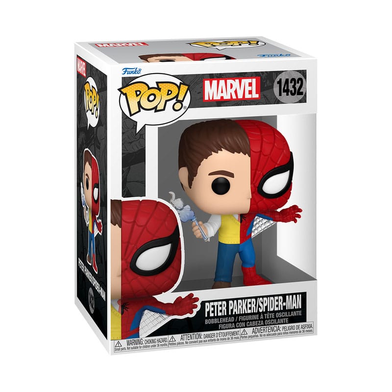 Marvel POP! Vinyl Figur Split- Spider/Parker 9 cm Funko