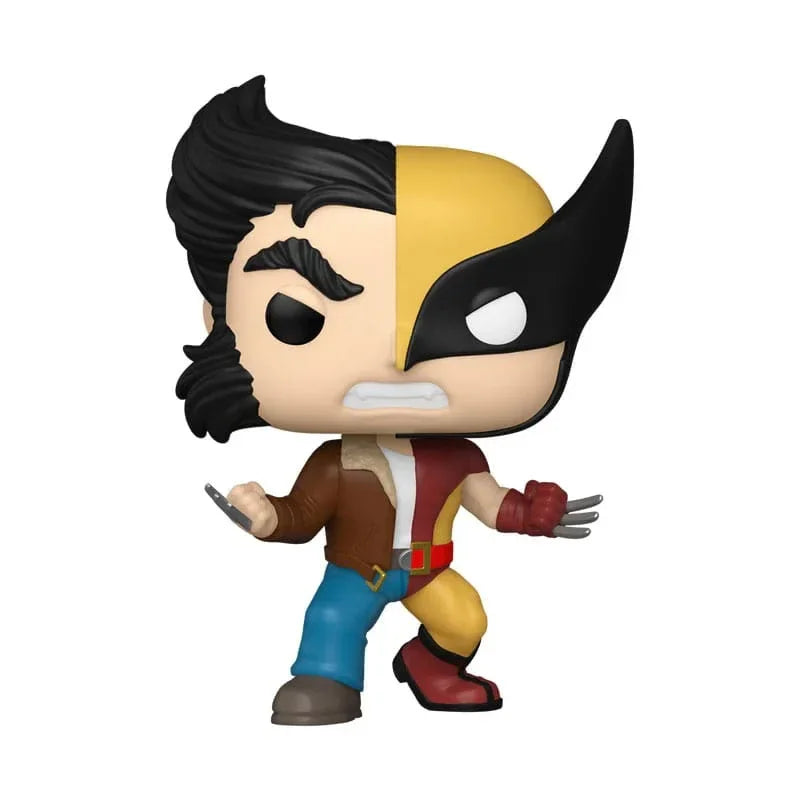 Marvel POP! Vinyl Figur Split - Wolverine/Logan 9 cm