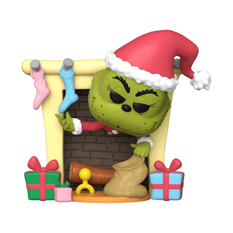 Grinch POP! Deluxe Figur Grinch med Väska 9 cm Funko