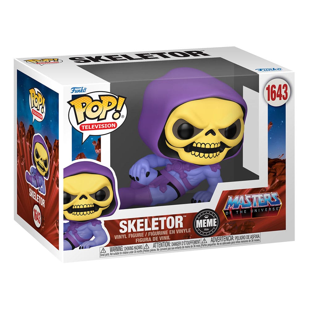 Masters of the Universe POP! TV Vinyl Figur Skeletor (Meme) 9 cm Funko