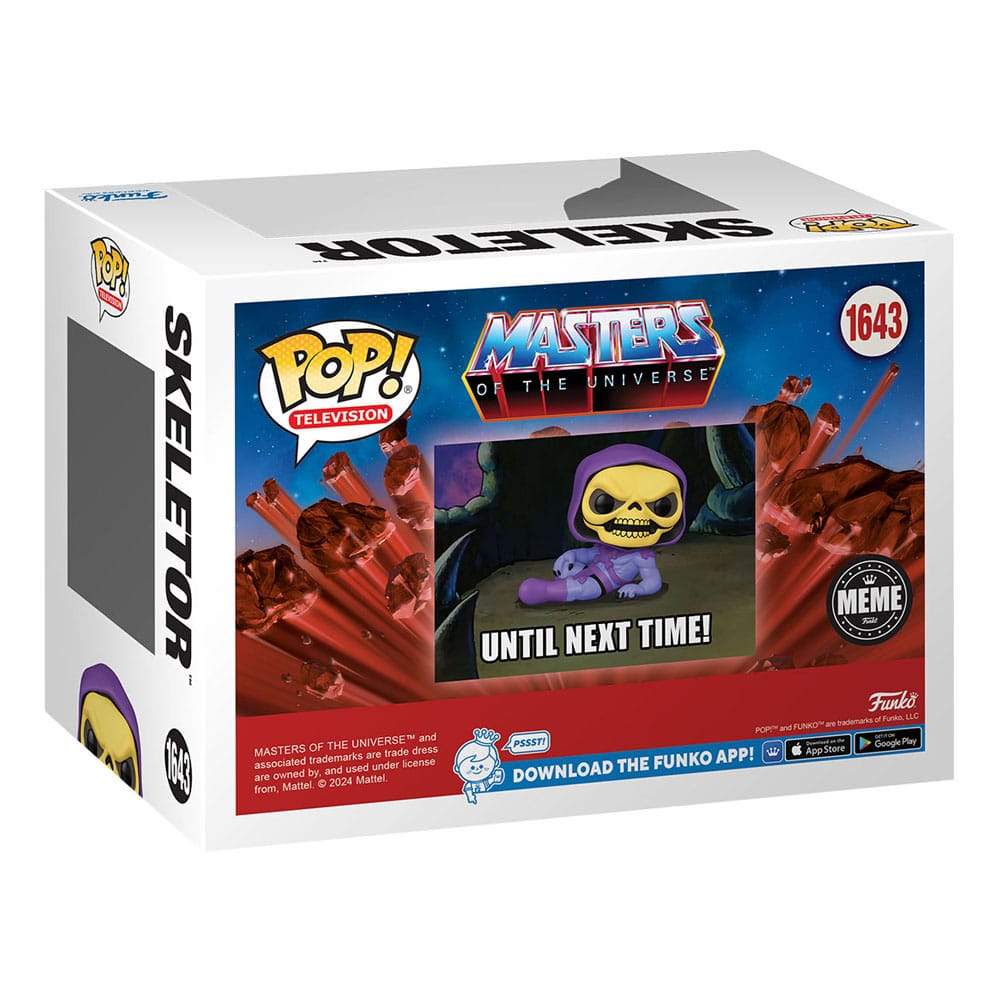 Masters of the Universe POP! TV Vinyl Figur Skeletor (Meme) 9 cm Funko
