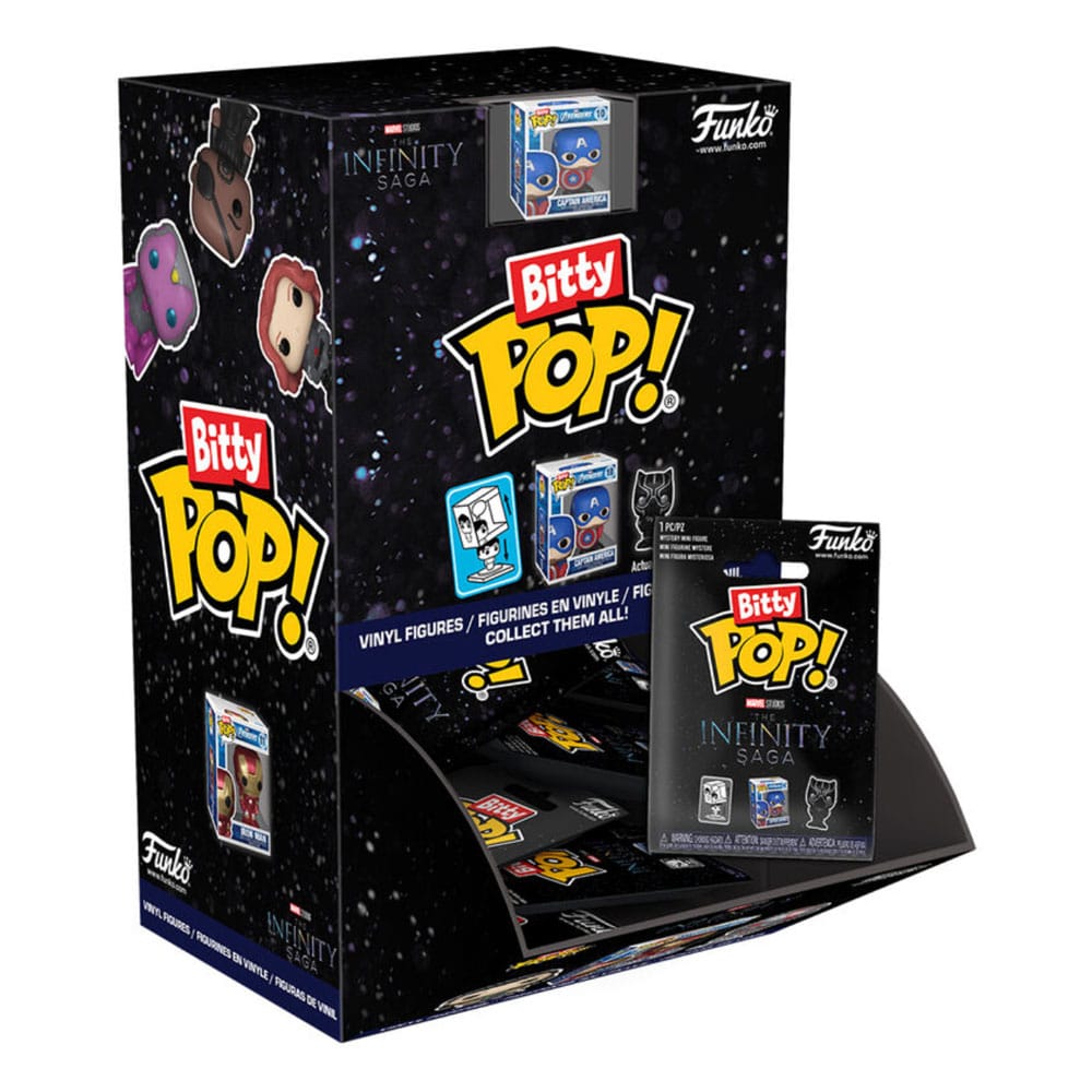 Marvel Mystery Bitty POP! Figurer 2 cm The Infinity Saga Display (32)