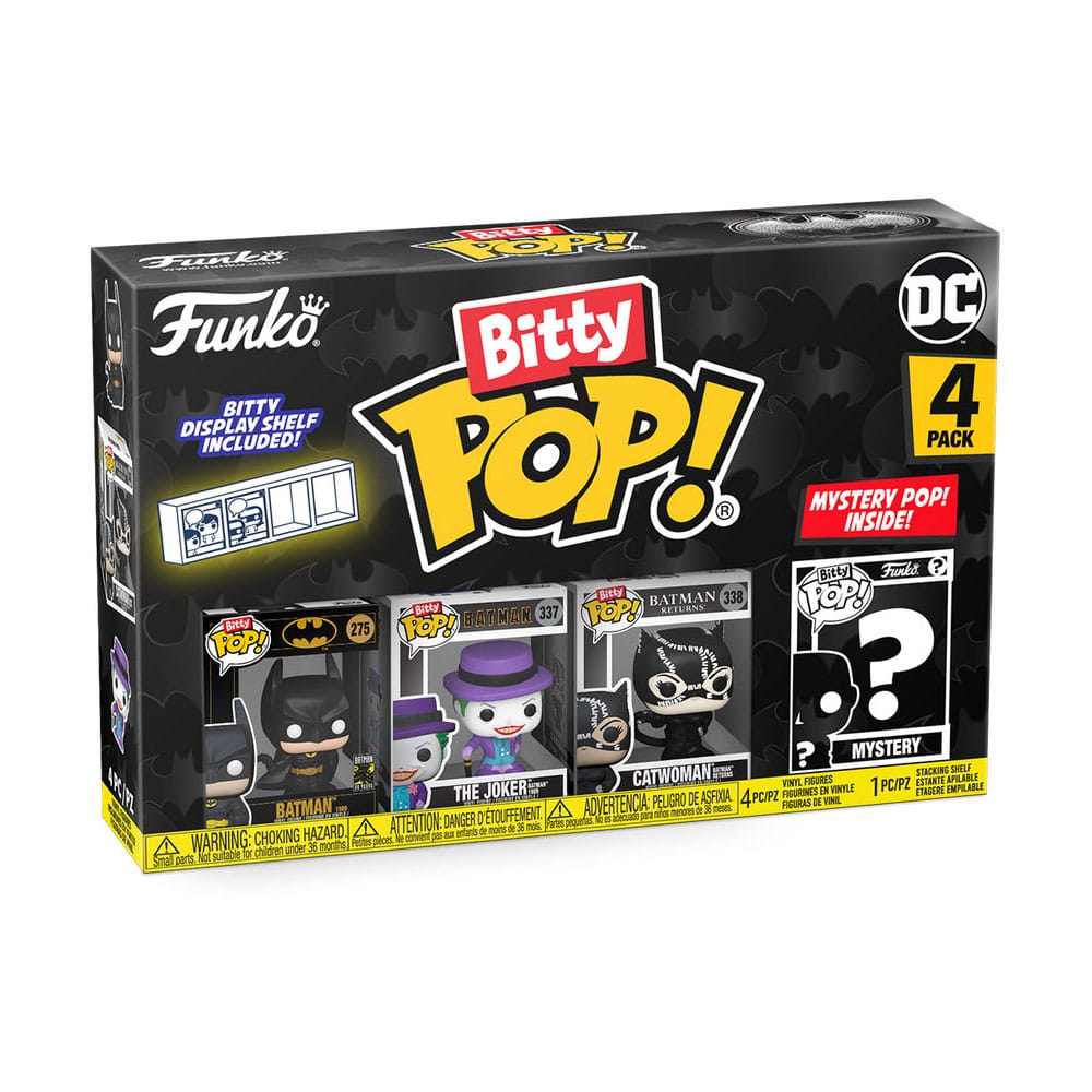 Batman 85th Anniversary Bitty POP! Vinyl Figur 4-Pack Funko