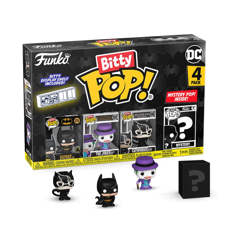 Batman 85th Anniversary Bitty POP! Vinyl Figur 4-Pack Funko