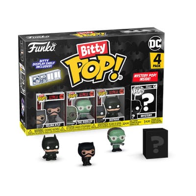 Batman 85-årsjubileum Bitty POP! Vinyl Figur 4-Pack Catwoman 2,5 cm Funko