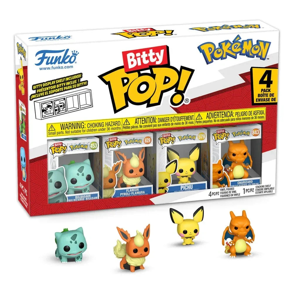 Pokémon Bitty POP! Figur 4-Pack Serie 3 - 2 cm Funko