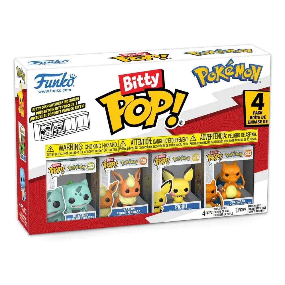 Pokémon Bitty POP! Figur 4-Pack Serie 3 - 2 cm Funko