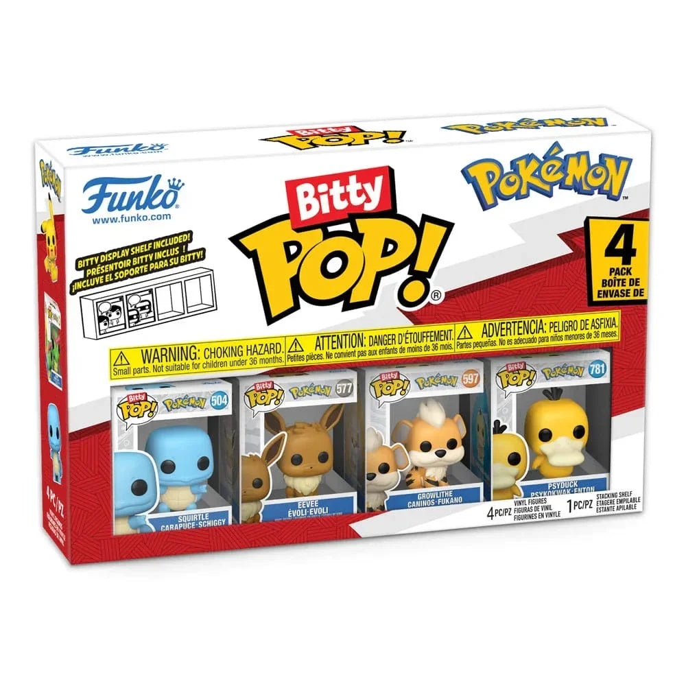 Pokémon Bitty POP! Figur 4-Pack Serie 4 - Mini Vinyl Figurer Funko