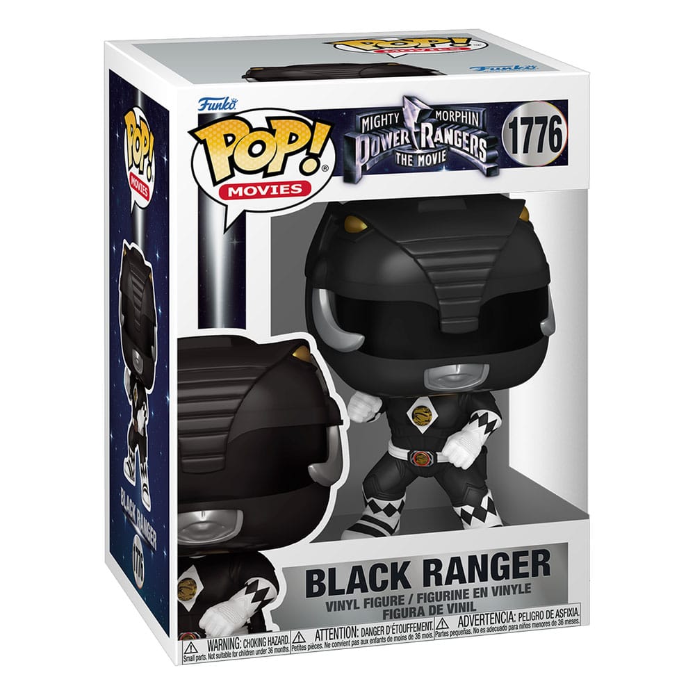 Mighty Morphin Power Rangers: The Movie POP! Figur Black Ranger 9 cm Funko