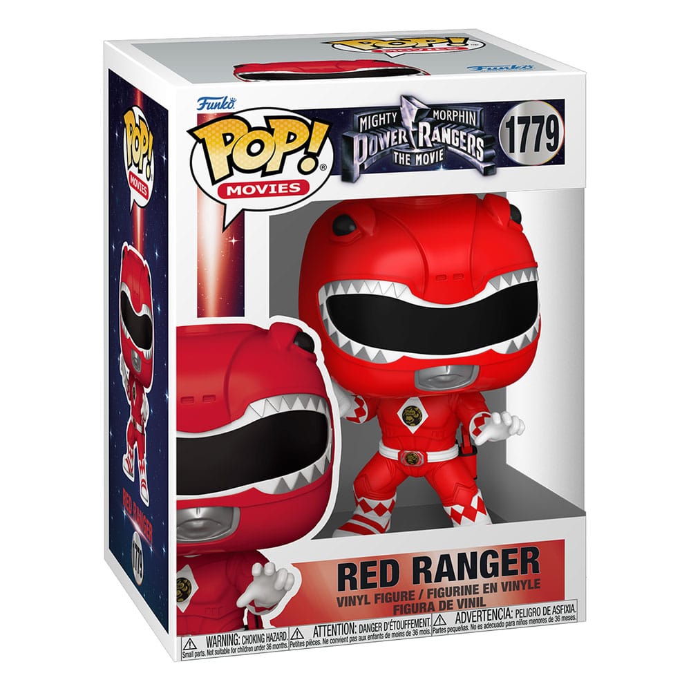 Mighty Morphin Power Rangers: The Movie POP! Figur - Red Ranger 9 cm Funko