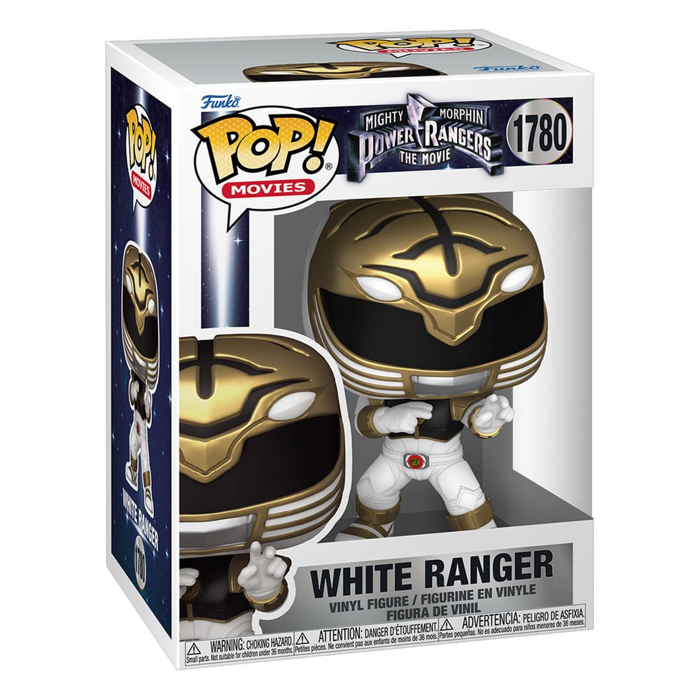 Mighty Morphin Power Rangers: The Movie POP! Figur - White Ranger 9 cm Funko