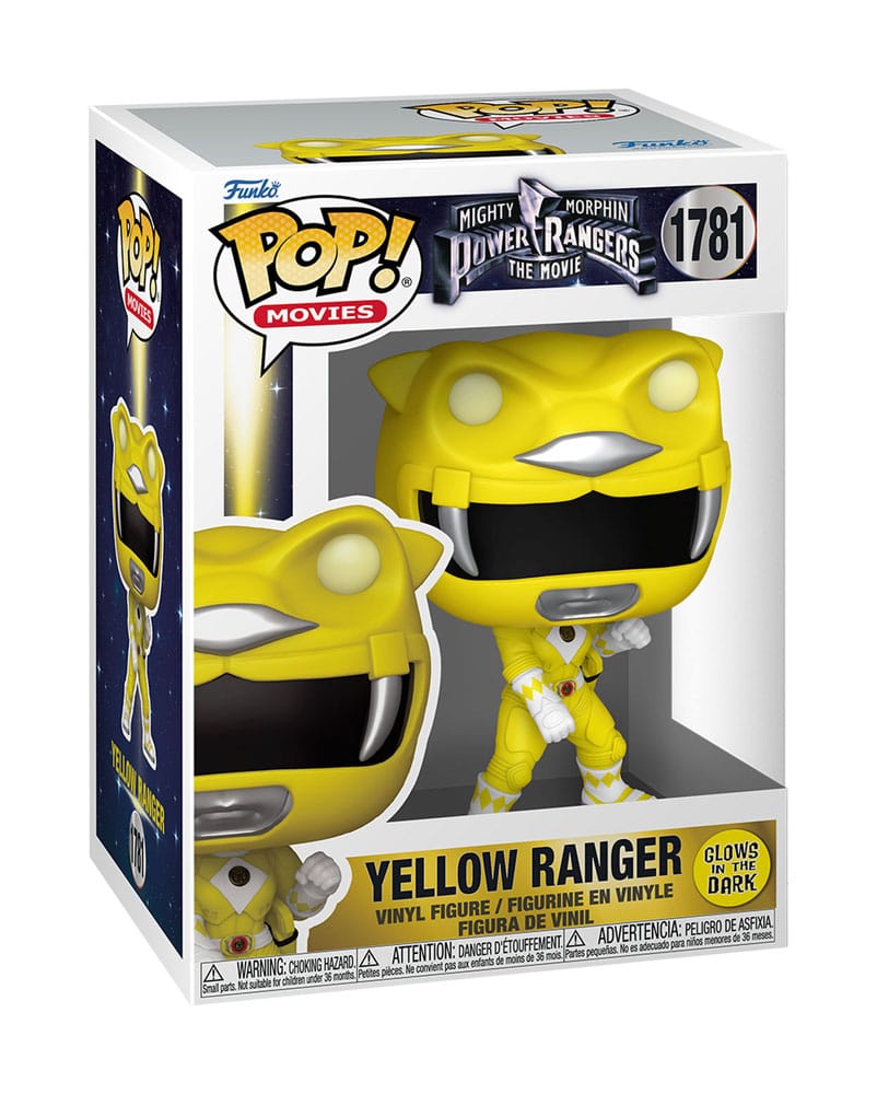 Mighty Morphin Power Rangers: The Movie POP! Figur Yellow Ranger (GITD) 9 cm Funko