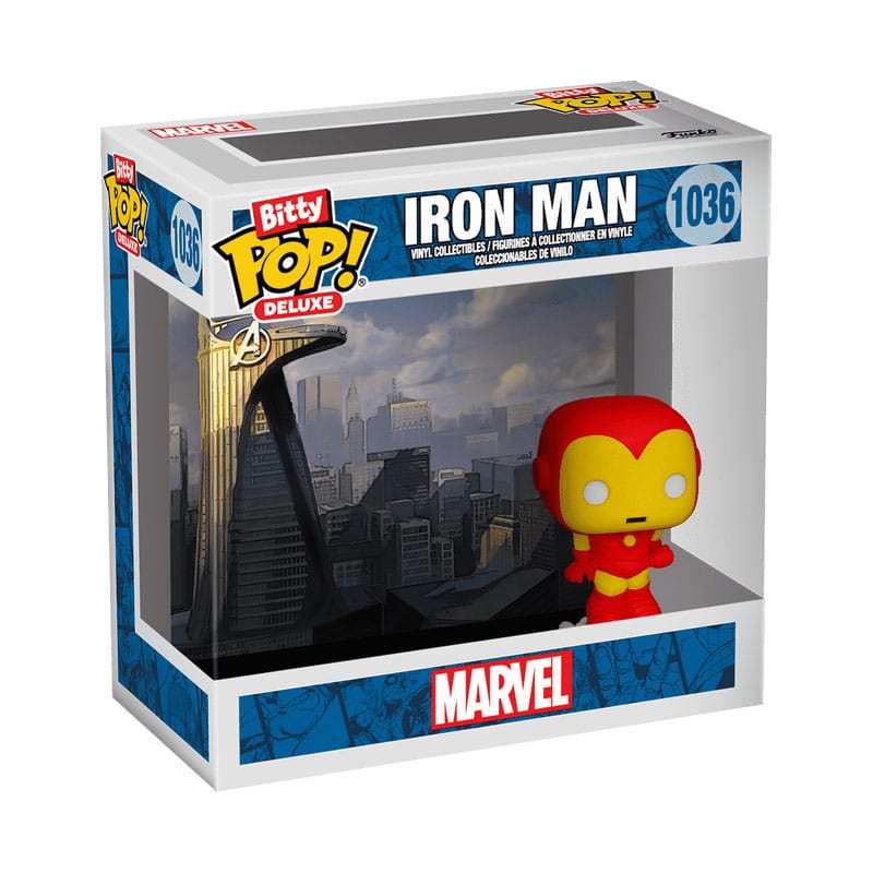 Iron Man Bitty POP! Deluxe Vinyl Figur Iron Man (AvengerTower) Funko
