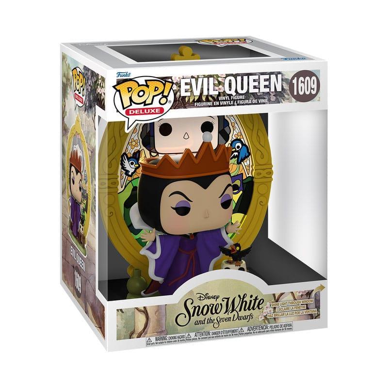 Disney Villains POP! Deluxe Figur Evil Queen (Glass) 9 cm Funko
