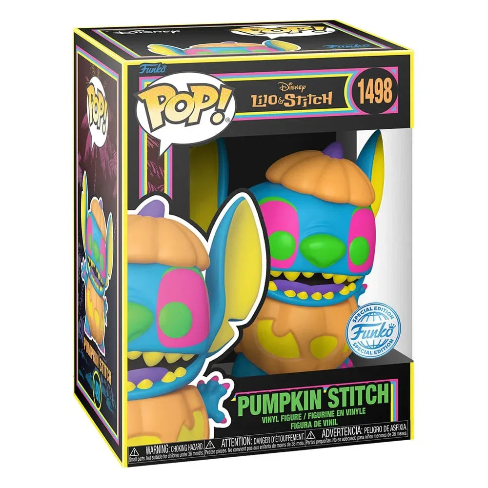 Lilo & Stitch POP! Disney Vinyl Figur Blacklight Pumpkin Stitch 9 cm Funko