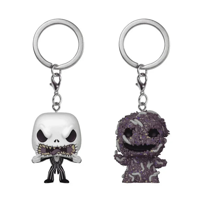 Nightmare Before Christmas POP! Vinyl Nyckelring 2-Pack Jack & Oogie 4 cm Funko