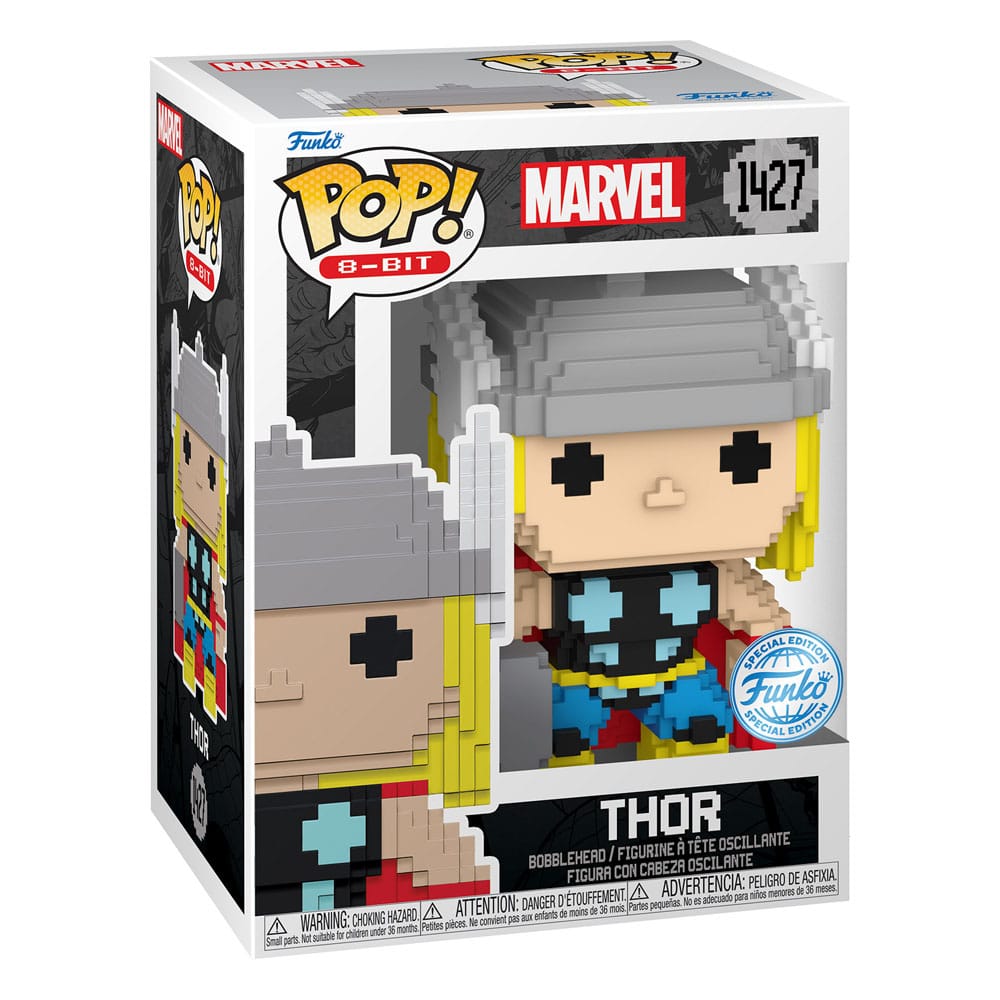 Marvel POP! 8-Bit Vinyl Figur Thor 9 cm Funko