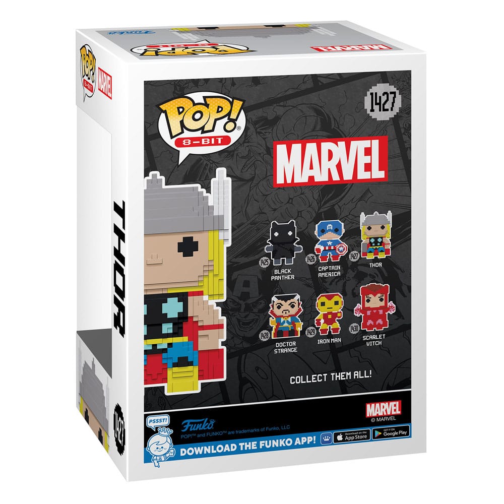 Marvel POP! 8-Bit Vinyl Figur Thor 9 cm Funko