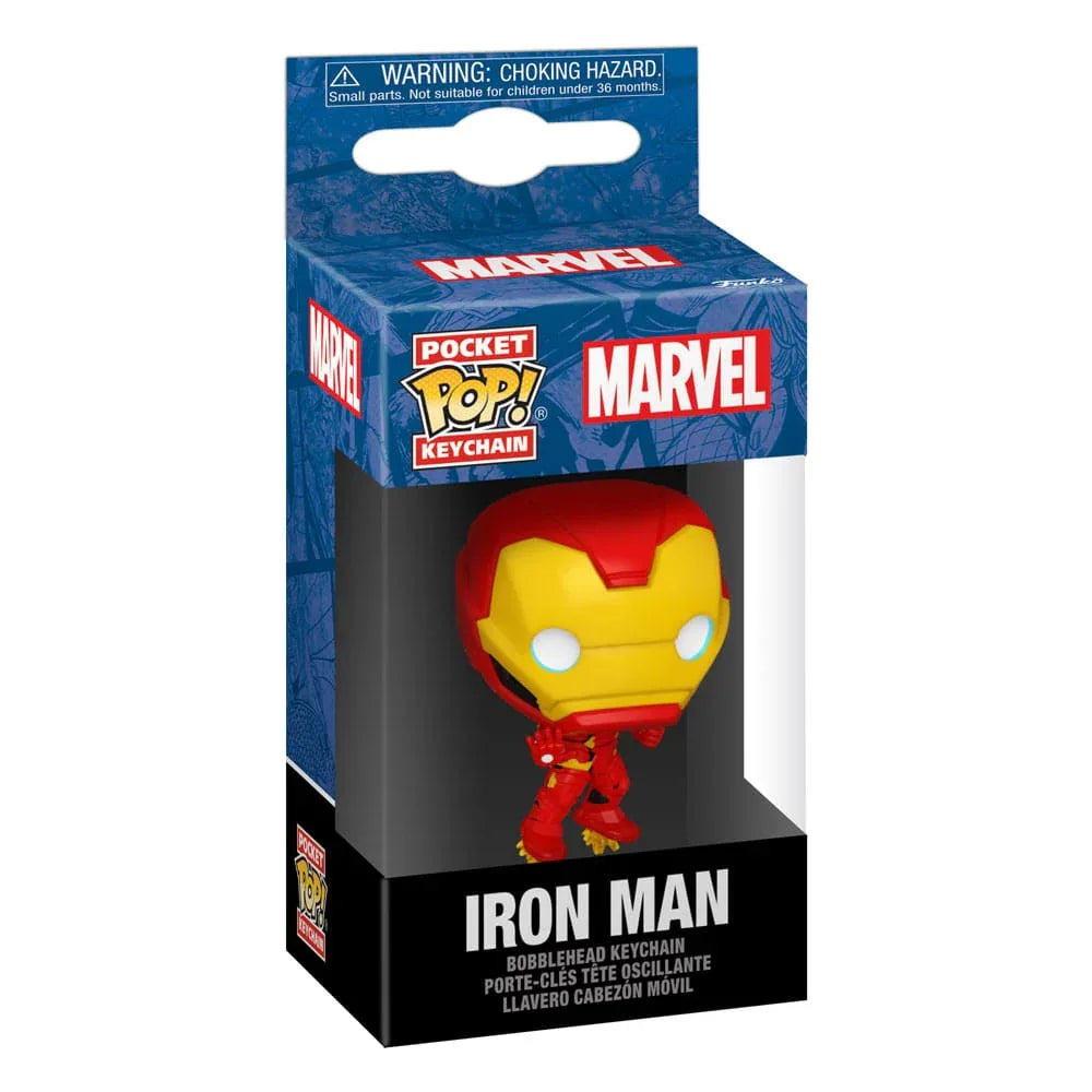Marvel POP! Vinyl Nyckelrings 4 cm New Classics - Iron Man Display (12) Funko