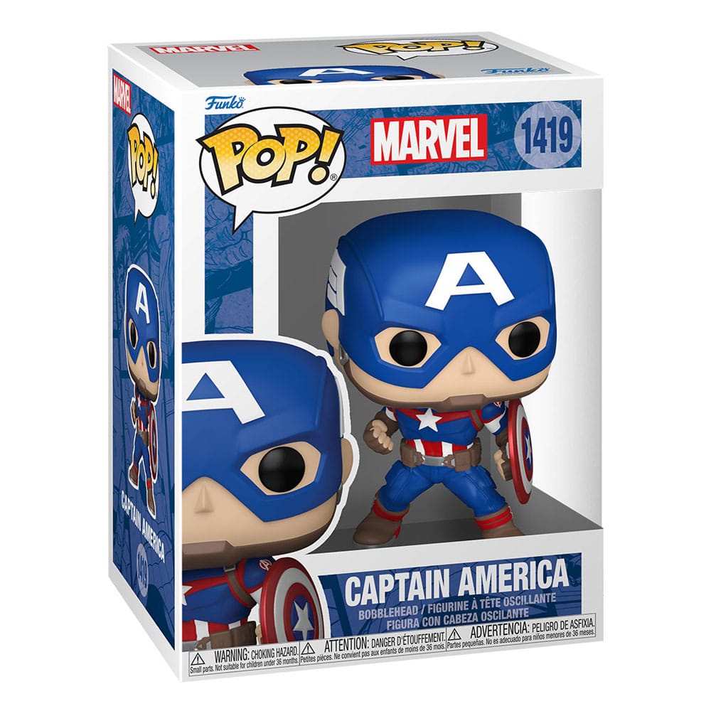 Marvel New Classics POP Figur Captain America 9 cm Funko