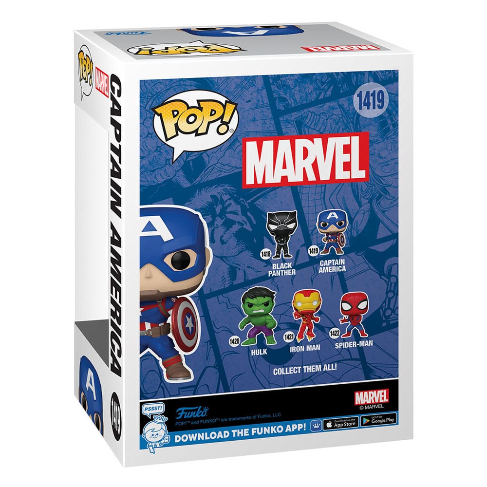 Marvel New Classics POP Figur Captain America 9 cm Funko