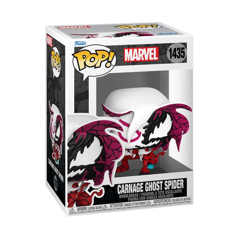 Marvel POP! Vinyl Figur Carnageized - Ghost Spider 9 cm Funko