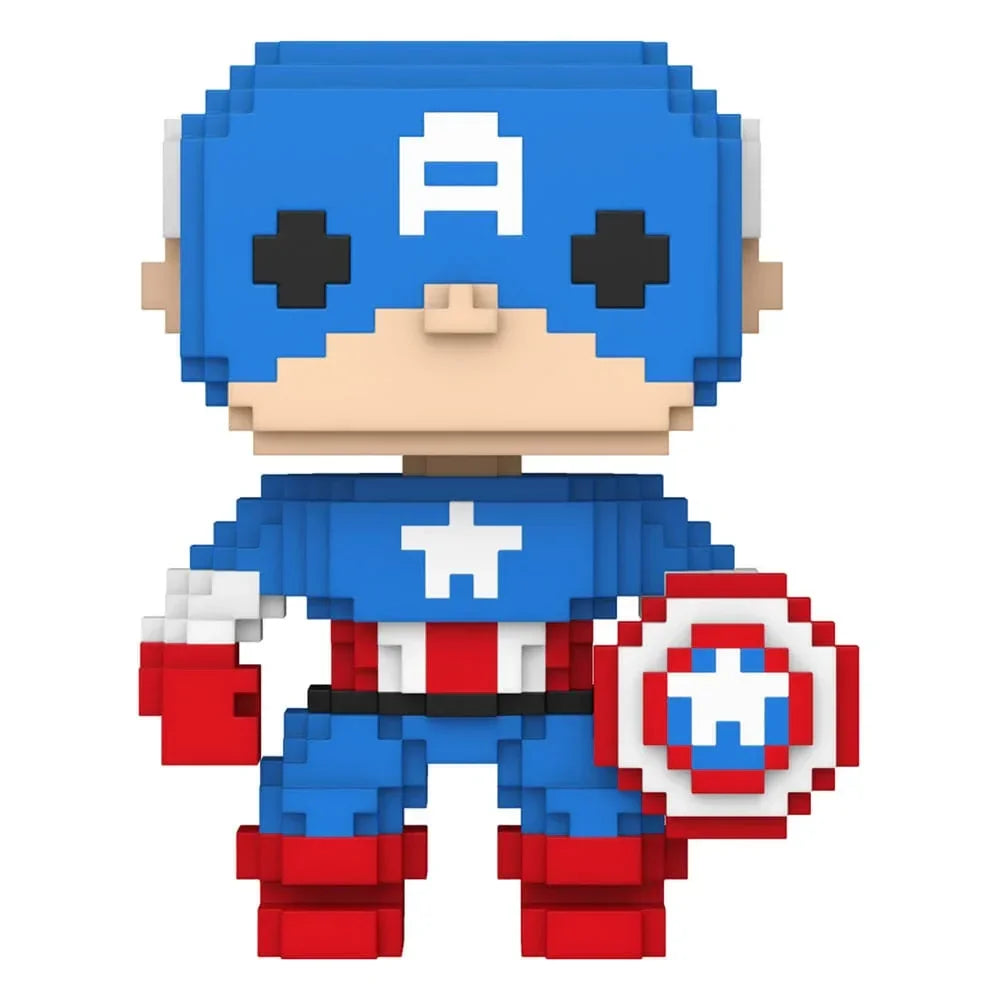 Marvel POP! 8-Bit Vinyl Figur Captain America 9 cm Funko