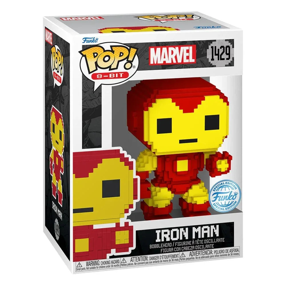 Marvel POP! 8-Bit Vinyl Figur Iron Man 9 cm Funko