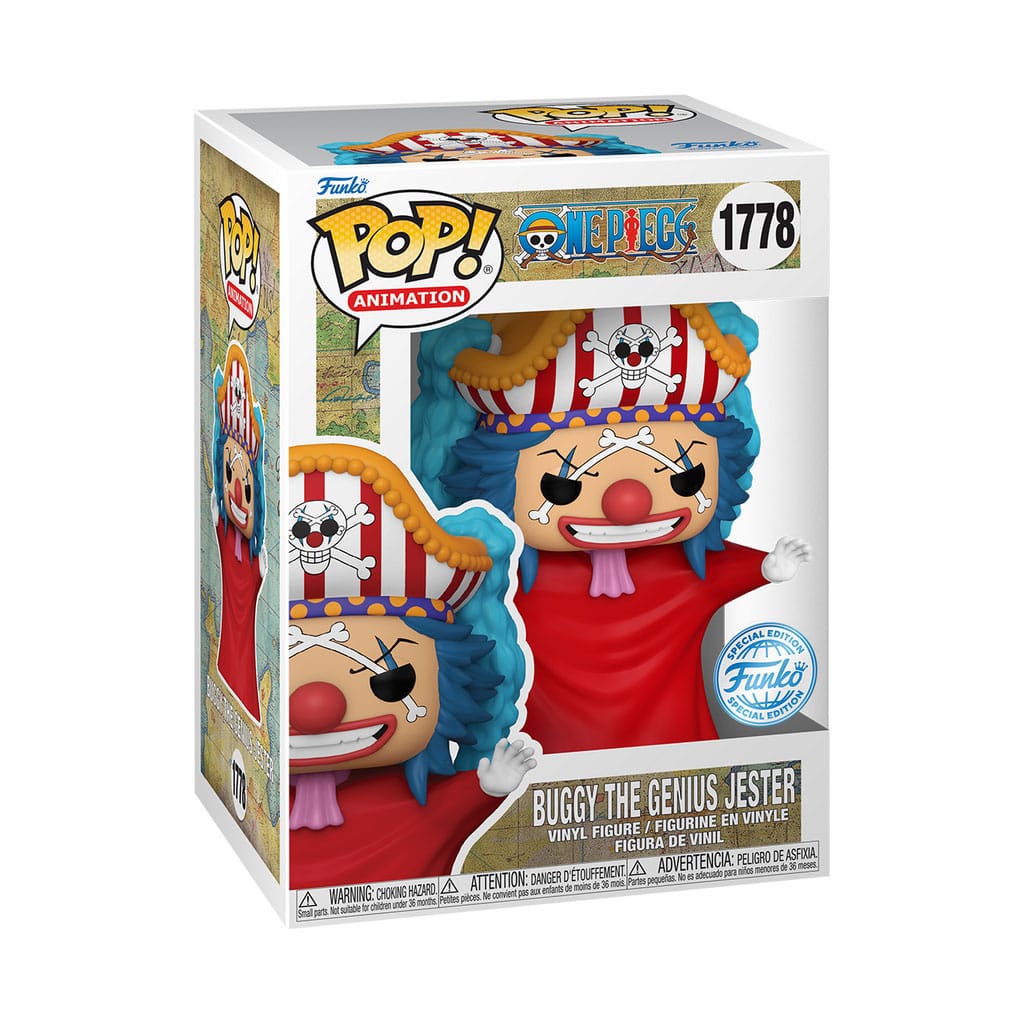 One Piece POP! Movies Figur Buggy (Post Time-Skip) Exklusiv 9 cm Funko