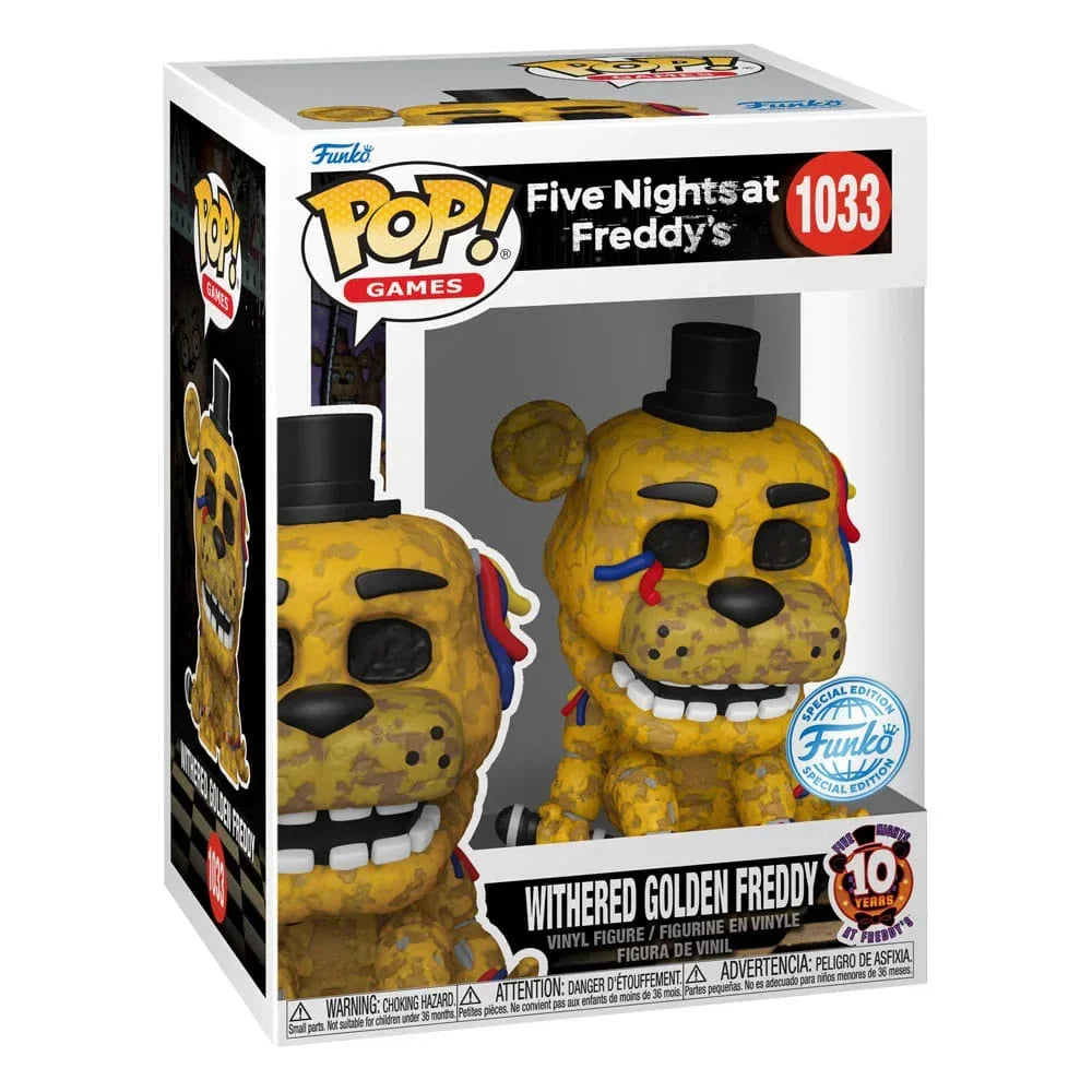 Withered Golden Freddy POP! Vinyl Figur - Five Nights at Freddy's Funko