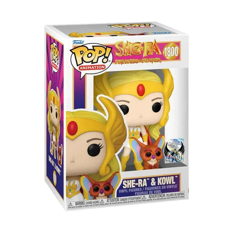 Masters of The Universe She-Ra POP! Vinyl Figur med Kowl 9 cm Funko